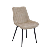 Lesedi Eetkamerstoel - Yellow Beige - Adore Velvet