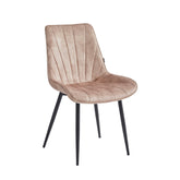 Lesedi Eetkamerstoel - Champagne Adore Velvet