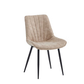 Lesedi Eetkamerstoel - Beige Microfiber