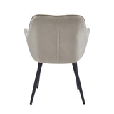 Luna Eetkamerstoel - Beige Velvet