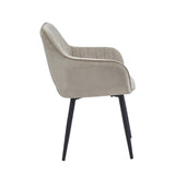 Luna Eetkamerstoel - Beige Velvet