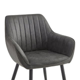 Luna Eetkamerstoel - Grijs Microfiber