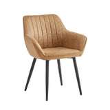 Luna Eetkamerstoel - Sand Microfiber