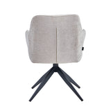 Lungo Eetkamerstoel - Beige Chenille