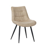 Manila Esszimmerstuhl - Beige Mikrofaser