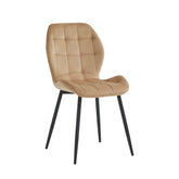 Manny Esszimmerstuhl - Beiger Samt