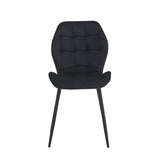 Manny Eetkamerstoel - Zwart Velvet