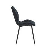 Manny Eetkamerstoel - Zwart Velvet