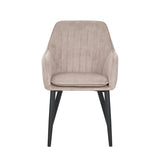 Melly Eetkamerstoel - Beige Velvet