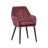 Melly Esszimmerstuhl - Rosa Adore Samt