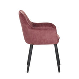 Melly Eetkamerstoel - Roze Adore Velvet