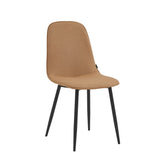Milou Esszimmerstuhl - Braunes Leinen