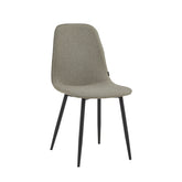 Milou Esszimmerstuhl - Hellgraues Leinen