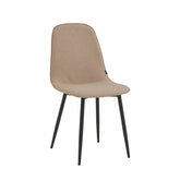 Milou Eetkamerstoel - Taupe Linnen