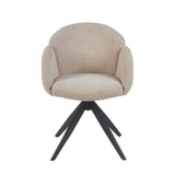 Nes Esszimmerstuhl – Beige – Bouclé Stoff