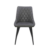 Nordi Esszimmerstuhl – Anthrazit – Mikrofaser