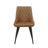 Nordi Esszimmerstuhl – Cognac – Mikrofaser