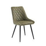 Nordi Esszimmerstuhl – Grün – Mikrofaser