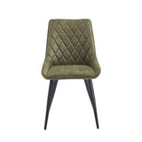 Nordi Esszimmerstuhl – Grün – Mikrofaser