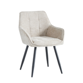 Chaise de salle à manger Oriana - Chenille Champagne