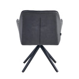 Pearl Eetkamerstoel - Antraciet Microfiber