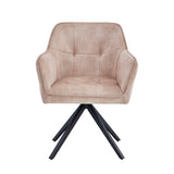 Pearl Eetkamerstoel - Beige Adore Velvet