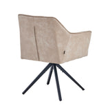 Pearl Eetkamerstoel - Beige Microfiber