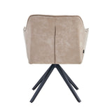 Pearl Eetkamerstoel - Beige Microfiber