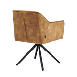 Pearl Dining Chair - Ochre Yellow Adore Velvet