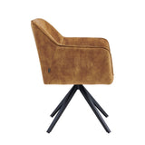 Pearl Dining Chair - Ochre Yellow Adore Velvet