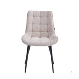 Quadra Eetkamerstoel - Beige Chenille
