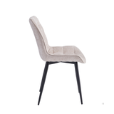 Quadra Eetkamerstoel - Beige Chenille