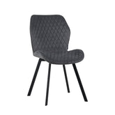 Rio Eetkamerstoel - Grijs Velvet