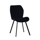Rio Eetkamerstoel - Zwart Velvet