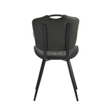 Rondo Eetkamerstoel - Antraciet Microfiber
