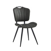 Rondo Dining Chair - Anthracite Microfiber