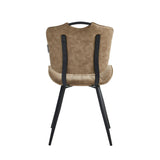 Rondo Eetkamerstoel - Beige Microfiber