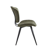 Rondo Eetkamerstoel - Groen Microfiber