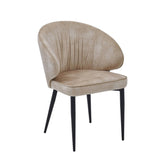 Ruby Esszimmerstuhl - Beige Adore Samt