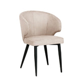 Sara Esszimmerstuhl - Beiges Leinen