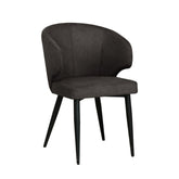 Sara Esszimmerstuhl - Graues Leinen