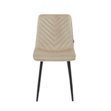 Senny Dining Chair - Beige Velvet