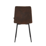 Senny Esszimmerstuhl - Braune Mikrofaser