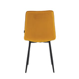 Senny Eetkamerstoel - Okergeel Velvet