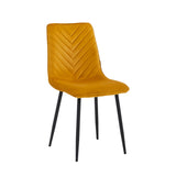 Senny Eetkamerstoel - Okergeel Velvet