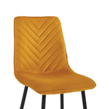 Senny Eetkamerstoel - Okergeel Velvet