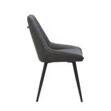 Skandi Eetkamerstoel - Antraciet Microfiber