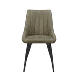 Skandi Eetkamerstoel - Groen Microfiber