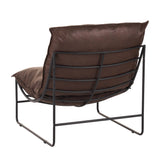 Sofa Relax Poltrona - Similpelle Marrone Scuro