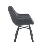 Solido Eetkamerstoel - Antraciet Microfiber